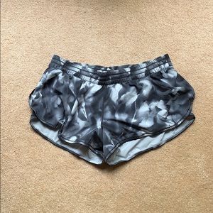 Black and White Lululemon Shorts